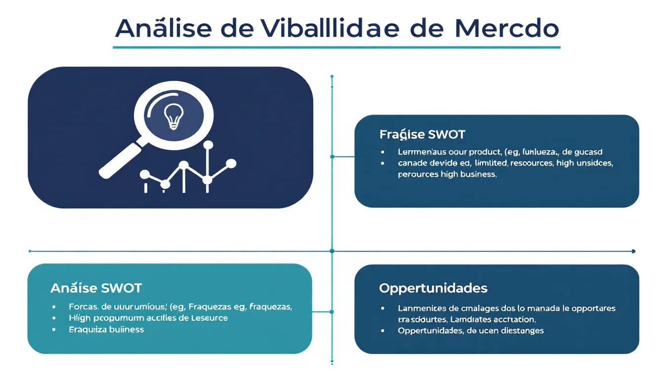 Ferramenta profissional de análise de viabilidade de mercado: tome decisões estratégicas baseadas em dados concretos e análises estruturadas para o sucesso do seu negócio.