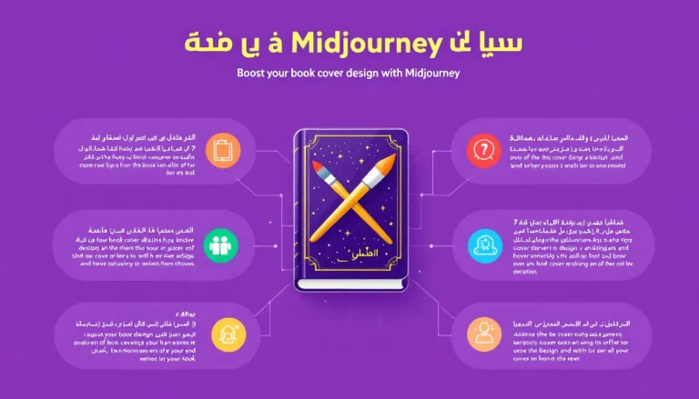 أداة مبتكرة لتصميم أغلفة الكتب: حول أفكارك إلى توجيهات Midjourney احترافية في دقائق معدودة.