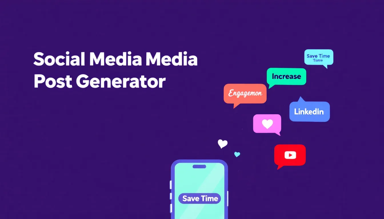 Revolutionize your social media strategy with our AI-Powered Social Media Post Generator - create engaging, platform-specific content in minutes!