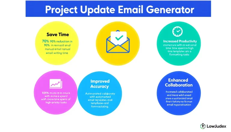 Revolutionize your project communications with our Project Update Email Generator - crafting professional, comprehensive updates in minutes.