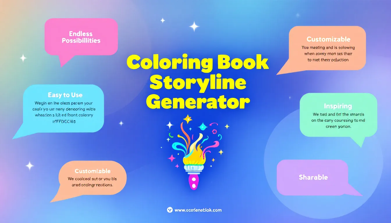 Unleash your creativity with the Coloring Book Storyline Generator - transforming simple inputs into captivating narratives for all ages in minutes.