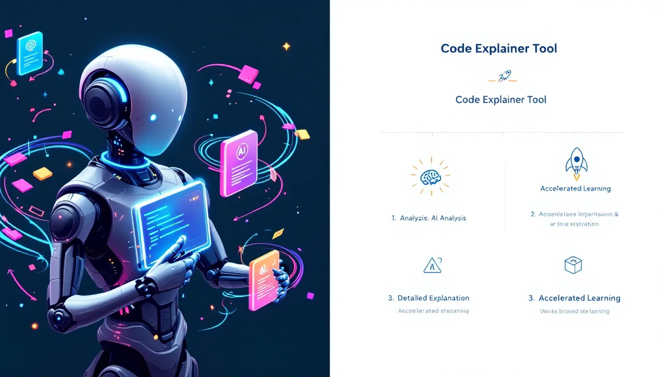 Unlock the power of code with our AI-driven Code Explainer Tool, your personal programming mentor for faster learning and better understanding.