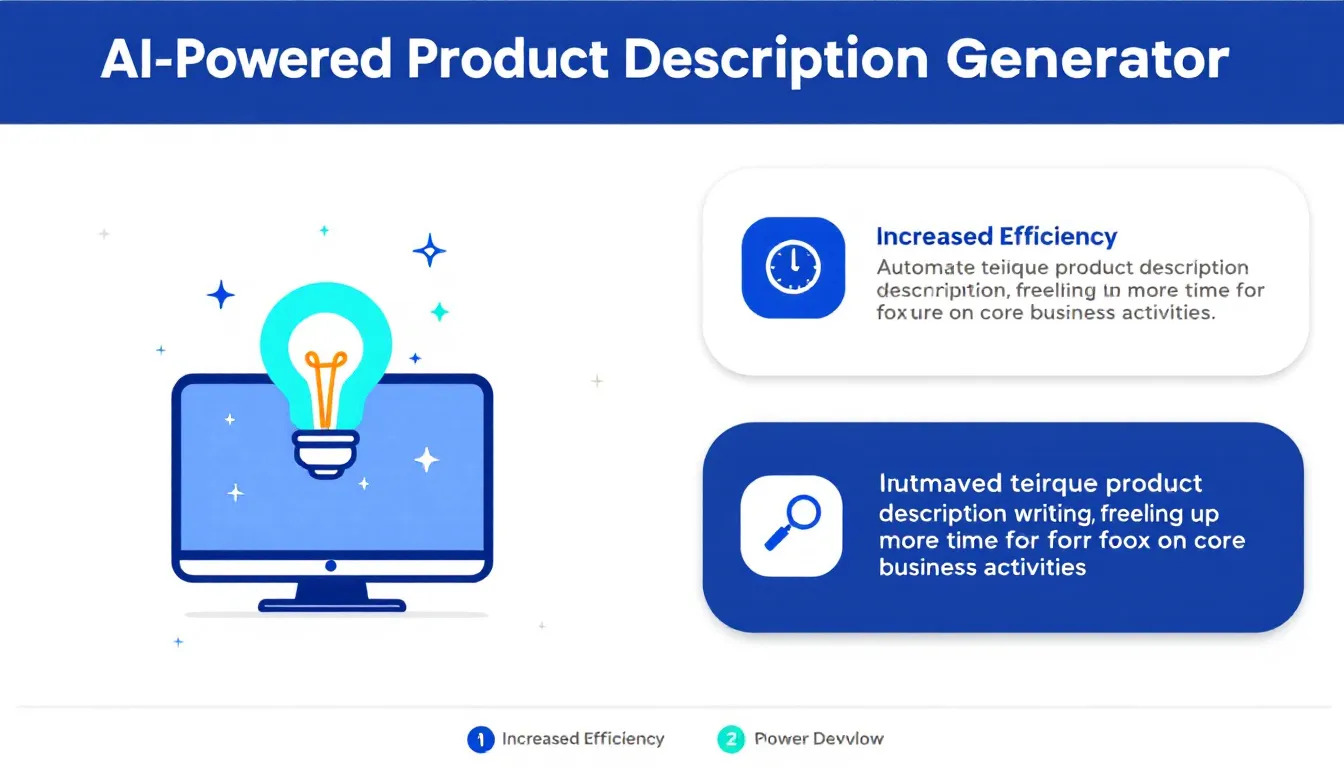 Revolutionize your e-commerce content strategy with our AI-Powered Product Description Generator - crafting compelling, SEO-optimized descriptions in seconds.