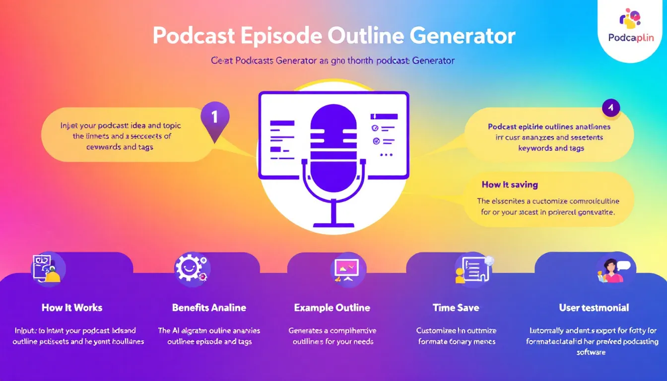 Revolutionize your podcast planning with AI-powered outline generation - save time, improve structure, and boost content quality effortlessly.