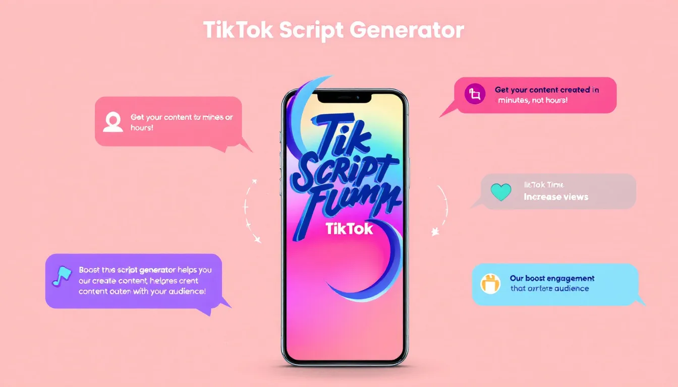 Revolutionize your TikTok content creation with our Script Generator - turn ideas into engaging scripts in minutes!