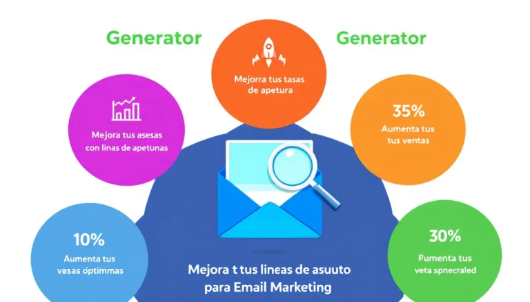 Potencia tus campañas de email marketing con nuestro Generador de Líneas de Asunto: crea asuntos cautivadores que aumenten tus tasas de apertura en minutos.