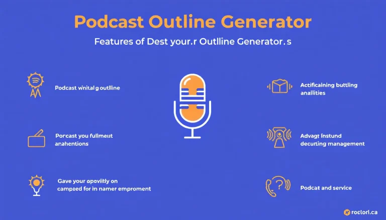 播客大纲生成器：提升效率、激发创意的AI助手，让您的播客制作更轻松、更专业。