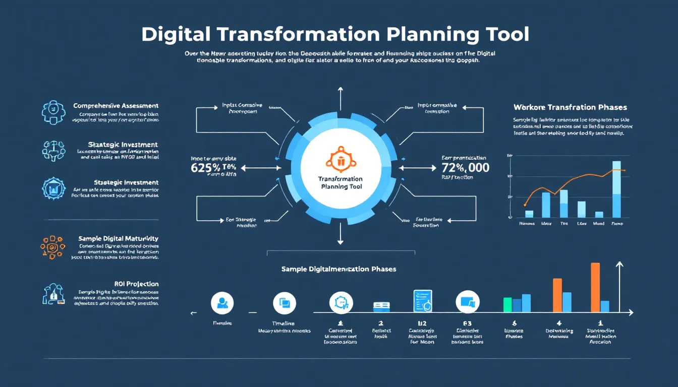 Unlock your company's digital potential with our comprehensive Digital Transformation Planning Tool – assess, strategize, and implement your path to innovation.