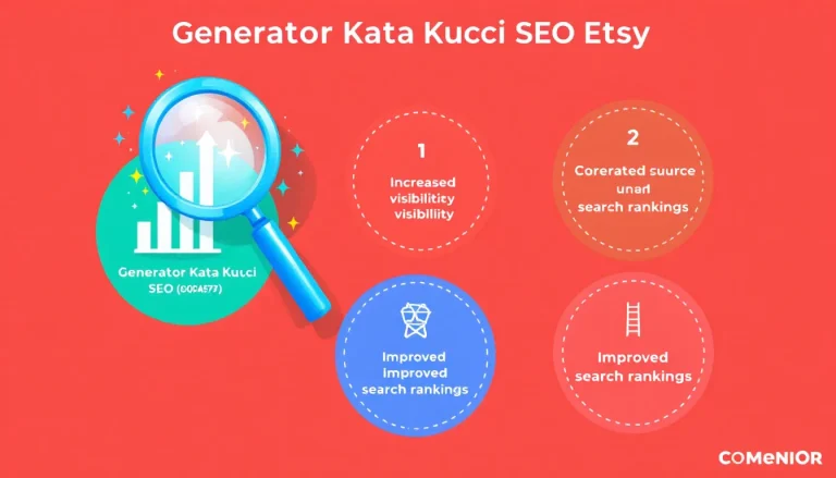 Tingkatkan visibilitas produk Etsy Anda dengan Generator Kata Kunci SEO yang canggih - optimasi listing dalam hitungan menit!