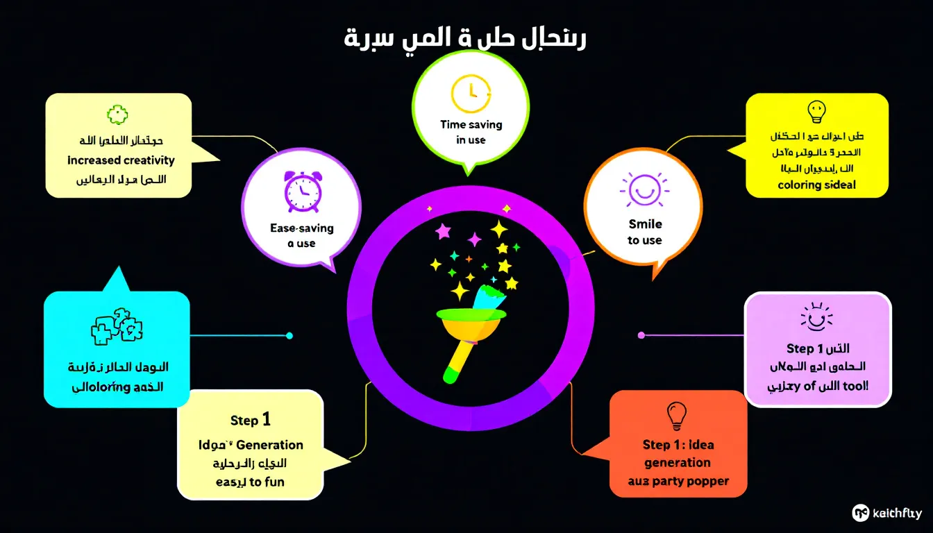 أداة إنشاء موضوعات كتاب التلوين: حول أفكارك إلى صفحات ملونة ملهمة للعطلات والمناسبات المختلفة في دقائق!