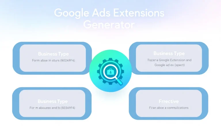 Transform your Google Ads performance with our Extensions Generator - create comprehensive, high-converting ad extensions in just four simple steps.