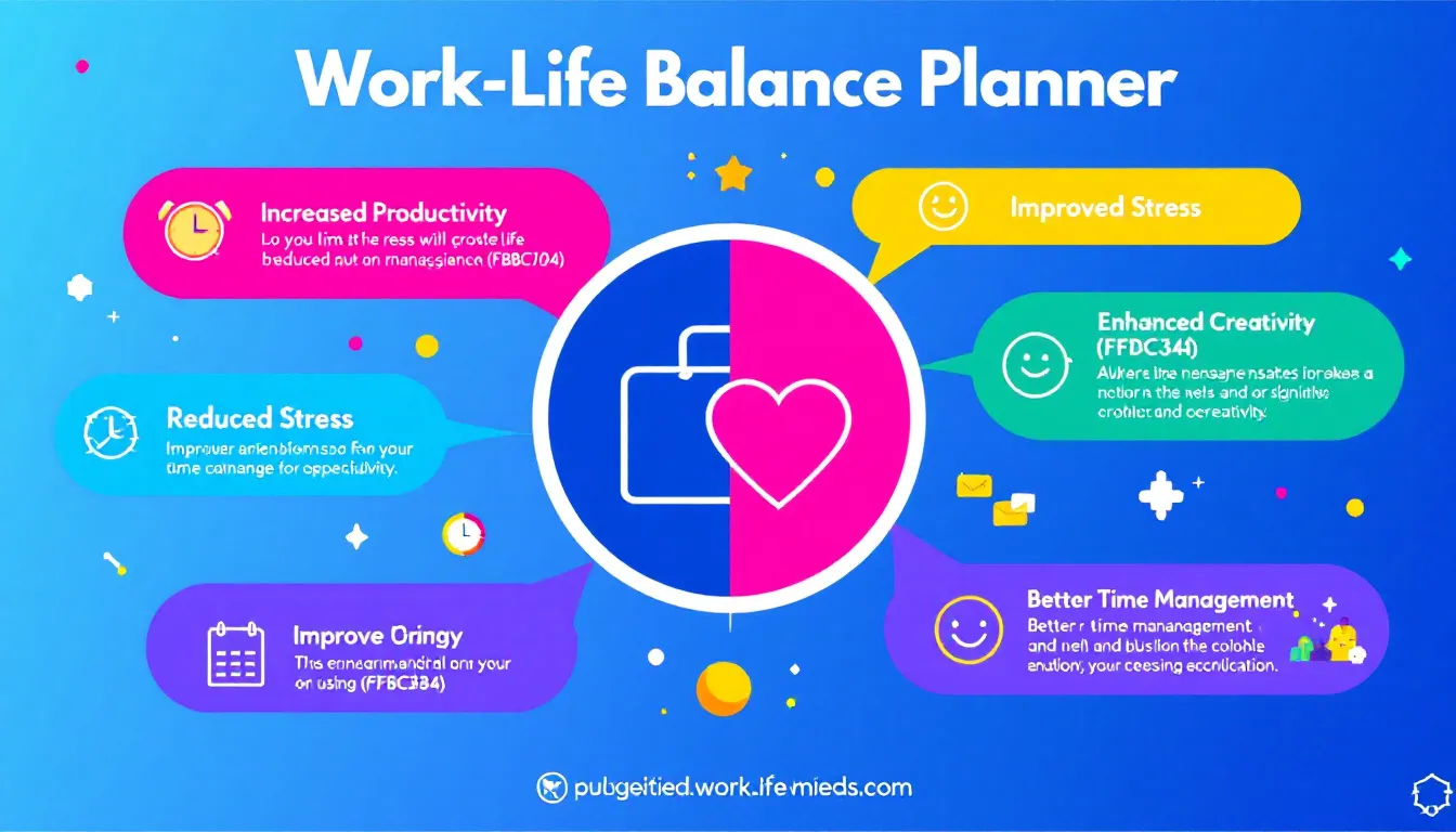 Achieve harmony between work and personal life with our innovative Work-Life Balance Planner - your personalized guide to productivity and well-being.