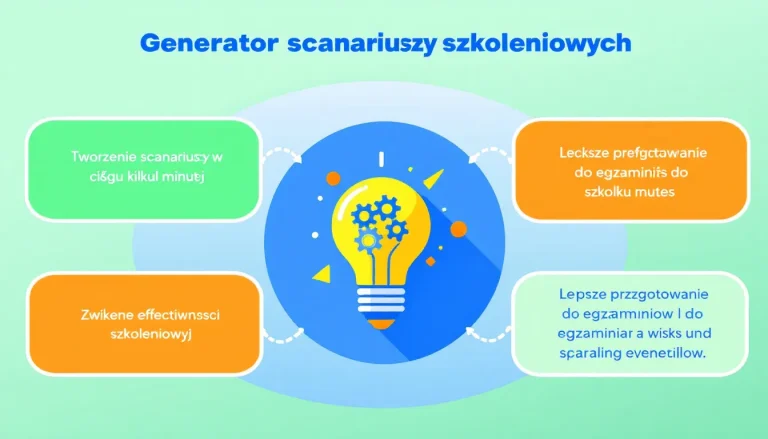 Rewolucjonizuj swoje szkolenia z Generatorem scenariuszy szkoleniowych - twórz angażujące, spersonalizowane scenariusze w mgnieniu oka!