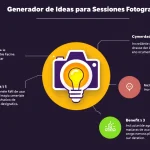 Desbloquea tu creatividad fotográfica con nuestro Generador de Ideas para Sesiones Fotográficas - transformando conceptos en imágenes cautivadoras en minutos.