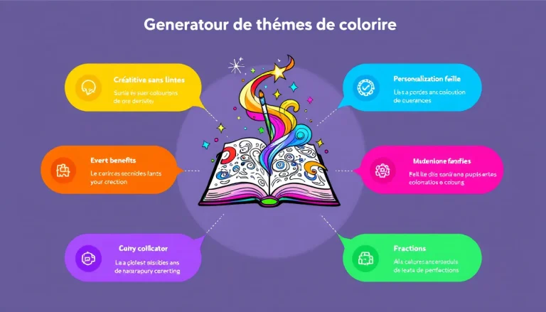 Découvrez notre Générateur de thèmes de coloriage : une source inépuisable d'inspiration pour vos livres de coloriage festifs en quelques clics !