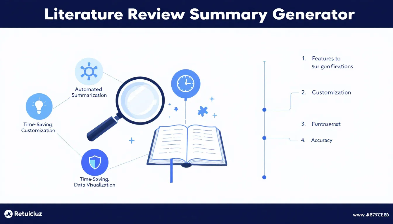 Revolutionize your research process with the Literature Review Summary Generator - transforming hours of study into comprehensive summaries in minutes.