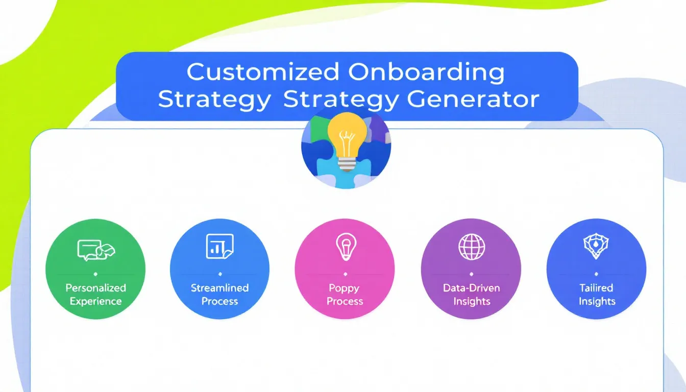 Revolutionize your employee integration process with our Customized Onboarding Strategy Generator - creating tailored, effective onboarding plans in seconds.