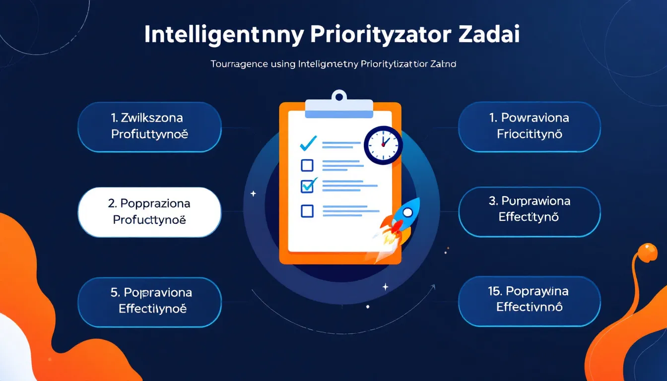 Zwiększ swoją produktywność i efektywnie zarządzaj zadaniami dzięki Inteligentnemu Priorytetyzatorowi Zadań - narzędziu, które pomoże Ci skupić się na tym, co najważniejsze.