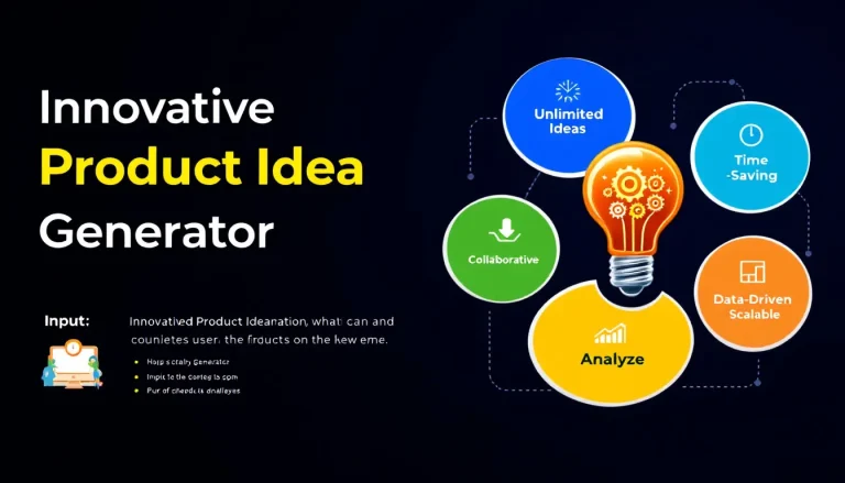 Unleash boundless creativity with our Innovative Product Idea Generator - transforming market insights and user inputs into groundbreaking product concepts instantly.