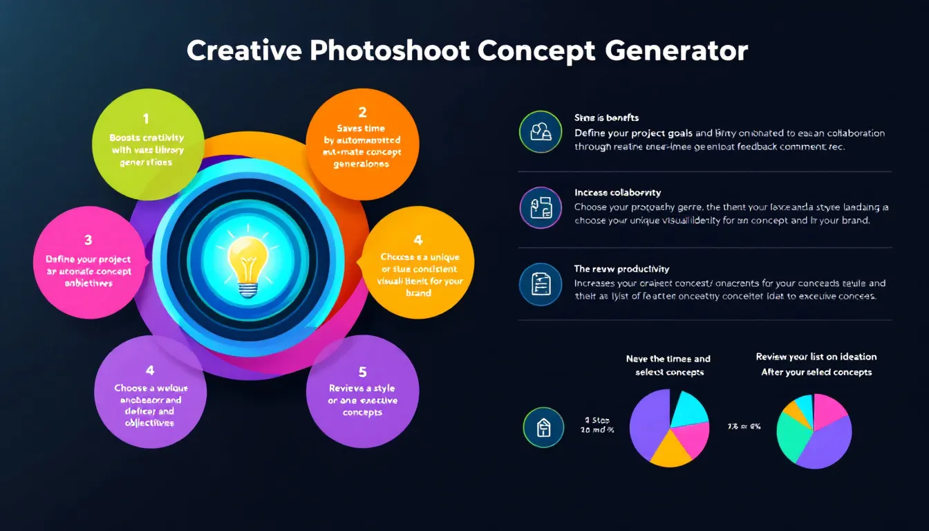 Revolutionize your photography projects with the Creative Photoshoot Concept Generator - transforming vague ideas into inspiring, tailored concepts in minutes.