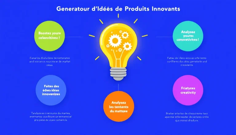 Découvrez notre Générateur d'Idées de Produits Innovants : transformez vos concepts en innovations révolutionnaires en quelques clics !