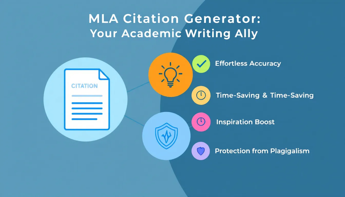 Simplify your academic writing process with our MLA Citation Generator - creating accurate citations in seconds while ensuring academic integrity.