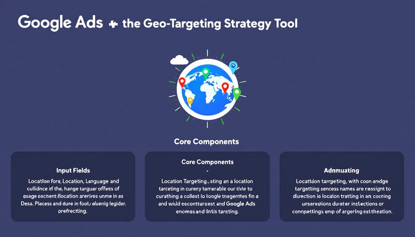 Master location-based advertising with our Google Ads Geo-Targeting Strategy Tool - transform your local campaign performance through data-driven targeting and optimization.