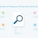 Revolucione seu processo de recrutamento técnico com o Gerador de Perguntas para Entrevista Técnica - criando perguntas personalizadas e eficazes em segundos.