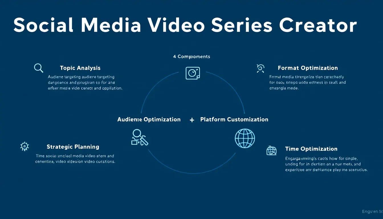 Transform your educational content strategy with our comprehensive Social Media Video Series Creator - your all-in-one tool for developing engaging, platform-optimized video content.