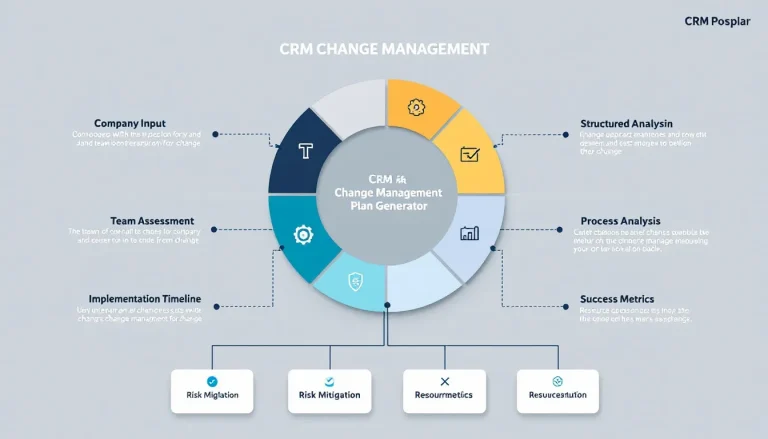 Transform your CRM implementation with our intelligent Change Management Plan Generator - delivering customized strategies for successful digital transformation across your organization.