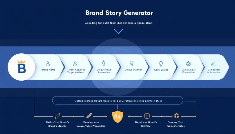 Transform your brand's narrative with our intuitive Brand Story Generator - turning key business inputs into compelling, consistent, and engaging brand stories in minutes.