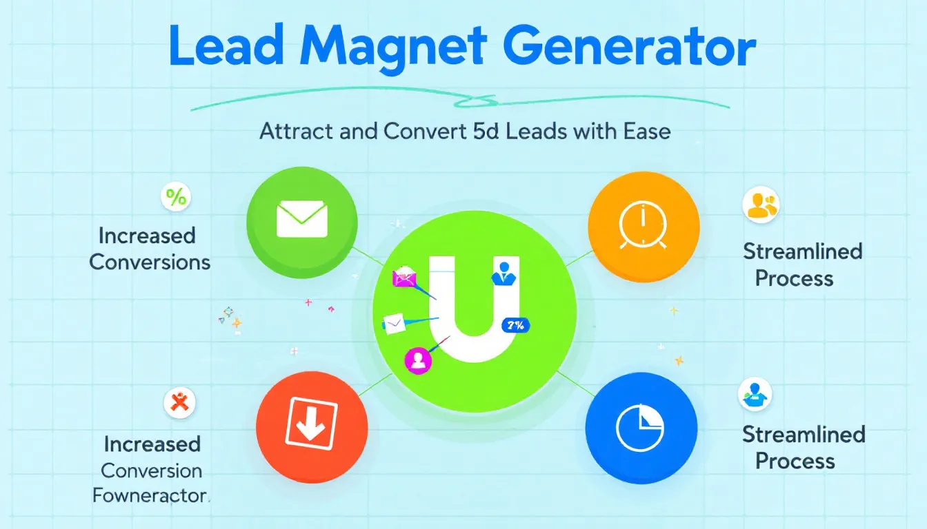 Supercharge your digital marketing with our Lead Magnet Generator - transforming product insights into irresistible offers that captivate your target audience.