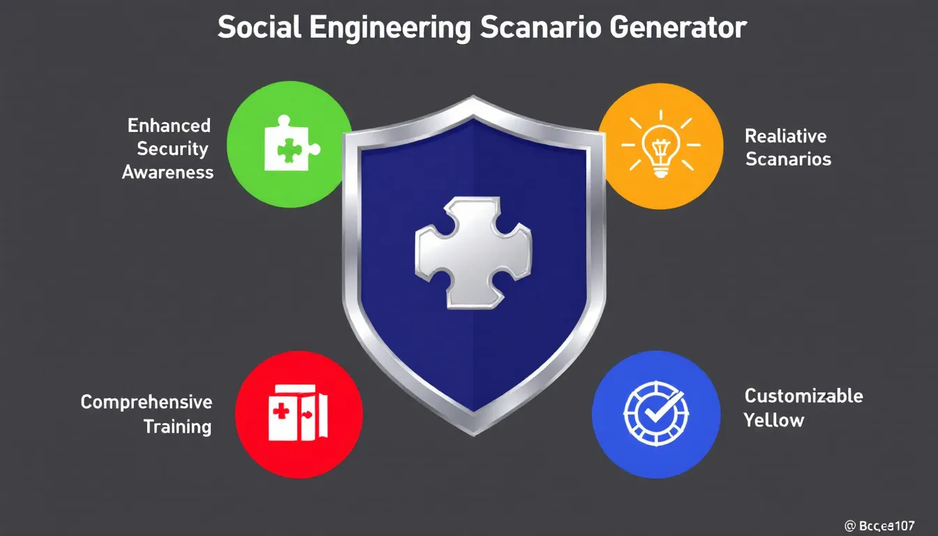 Boost your organization's cybersecurity defenses with our Social Engineering Scenario Generator - creating tailored, realistic training simulations to empower your team.