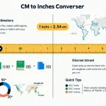 Discover the simplicity of converting centimeters to inches with our visually appealing and informative infographic, featuring key conversion facts and practical examples.