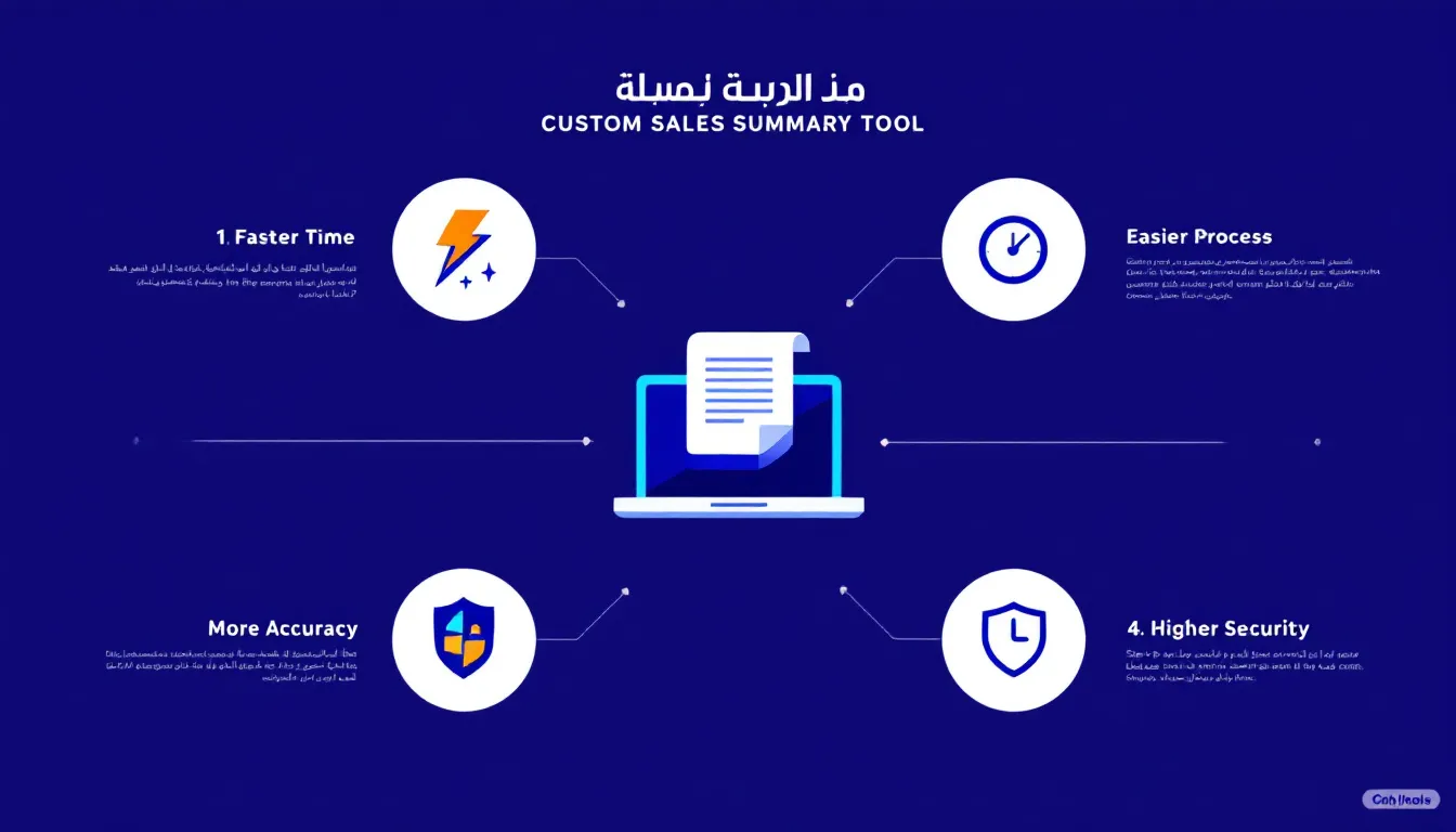 أداة إنشاء ملخص المبيعات المخصص: حول بياناتك إلى استراتيجيات مبيعات فعالة في دقائق معدودة.