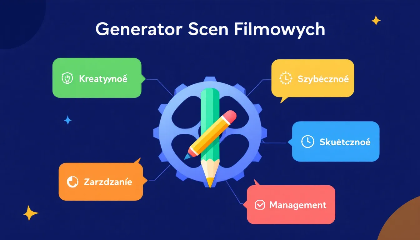 Odkryj moc Generator Scen Filmowych - narzędzie, które inspiruje, przełamuje blokady twórcze i przyspiesza proces tworzenia scenariuszy.