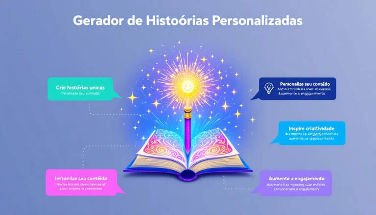 Desbloqueie sua criatividade com o Gerador de Histórias Personalizadas - transforme suas ideias em narrativas cativantes em poucos cliques!