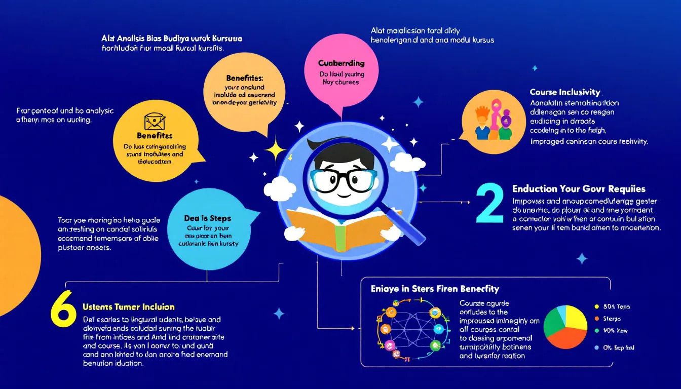 Tingkatkan inklusivitas pengajaran Anda dengan Alat Analisis Bias Budaya untuk Modul Kursus - solusi inovatif untuk menciptakan materi pembelajaran yang lebih adil dan relevan.