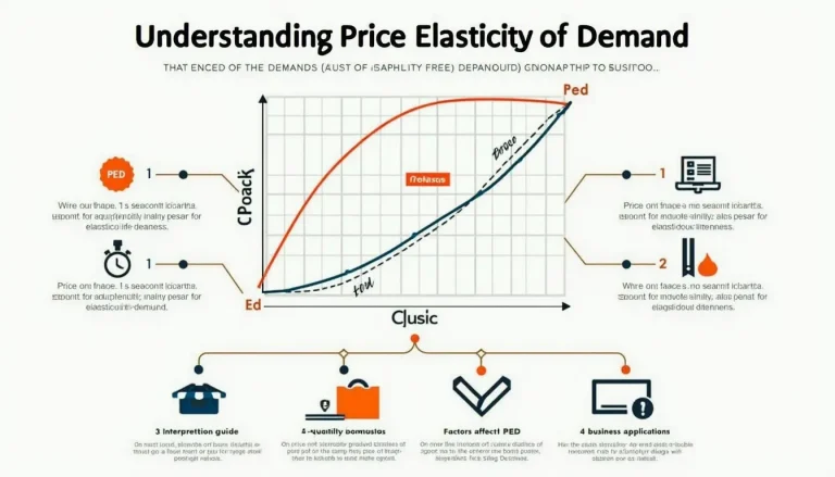 Dive into the world of Price Elasticity of Demand with this comprehensive infographic, showcasing how price changes impact consumer behavior and business strategies.