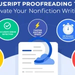 Revolutionize your nonfiction writing process with our Manuscript Proofreading Tool - transforming rough drafts into polished, professional manuscripts with ease and efficiency.