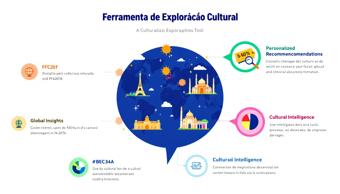 Descubra a riqueza cultural global com nossa Ferramenta de Exploração Cultural - sua porta de entrada para eventos e tradições únicas em todo o mundo.