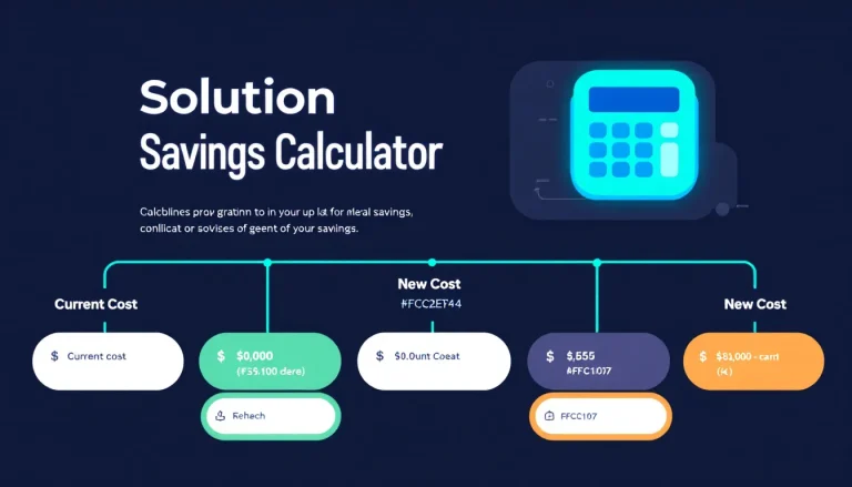 Visualize your cost-saving potential with our Solution Savings Calculator - turning complex financial data into clear, actionable insights.