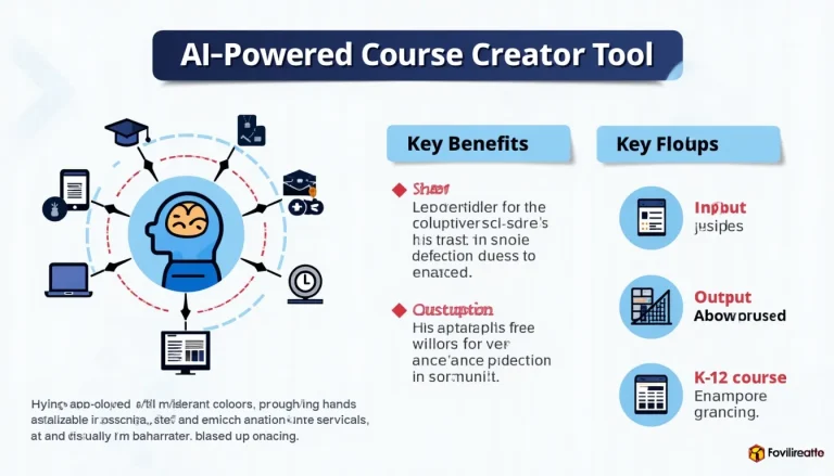 Revolutionize course design with our AI-powered Course Creator Tool: Generate comprehensive curriculum plans in minutes, tailored to your specific needs.