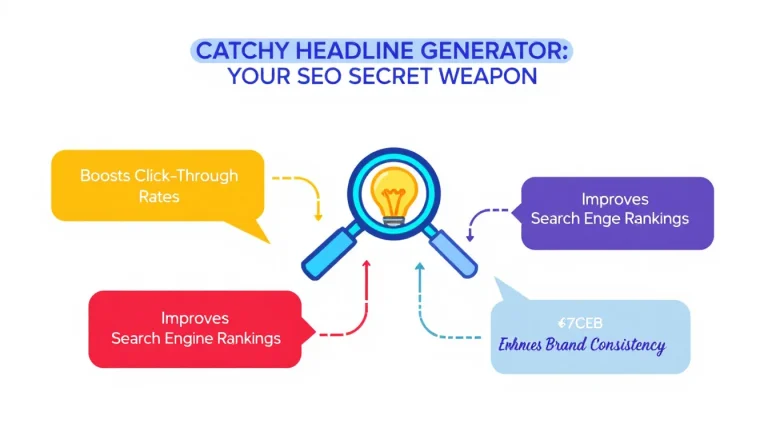 Elevate your content strategy with our Catchy Headline Generator - the ultimate tool for crafting SEO-optimized, engaging headlines in minutes.