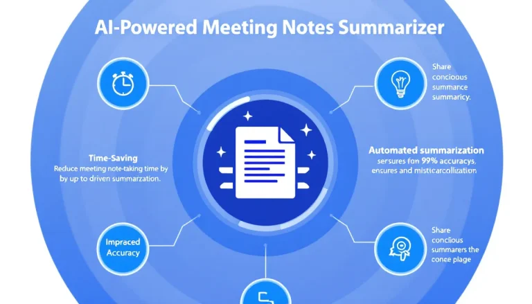 Revolutionize your meeting follow-ups with our AI-Powered Meeting Notes Summarizer - transforming lengthy notes into actionable summaries in seconds.