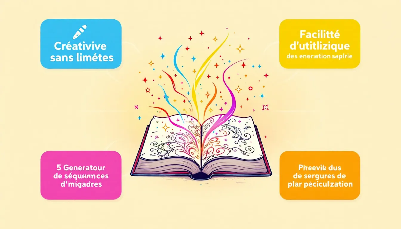 Découvrez notre générateur de séquences d'images pour livre de coloriage : transformez vos histoires en illustrations captivantes en quelques clics !