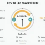 Discover the simplicity of converting kilograms to pounds with our comprehensive infographic guide, featuring key benefits and easy-to-follow steps.