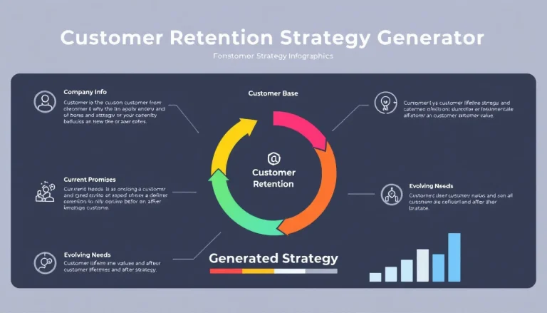 Boost customer loyalty with our Customer Retention Strategy Generator: A powerful tool for creating personalized, data-driven retention plans tailored to your business needs.