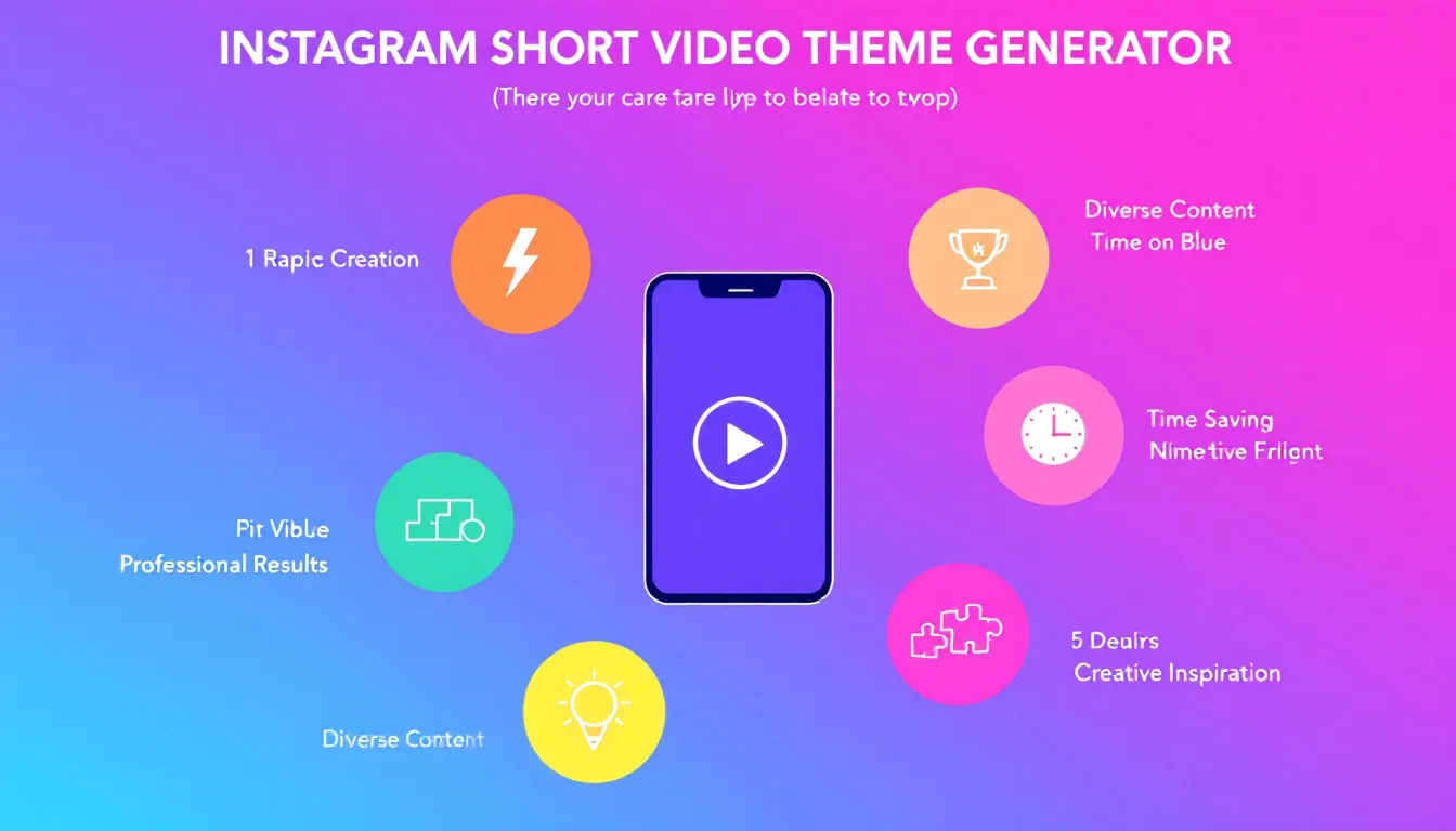 突破创意瓶颈，提升Instagram影响力！探索我们的短视频主题生成器，让您的内容创作更上一层楼。