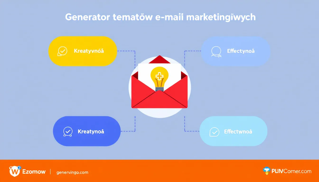 Zrewolucjonizuj swoje kampanie e-mailowe dzięki naszemu Generatorowi tematów e-maili marketingowych - twórz przyciągające uwagę tematy w mgnieniu oka!